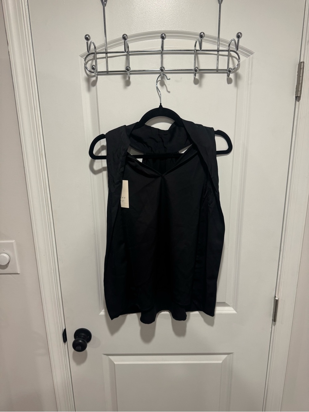Target Black Sleeveless Hooded Tank